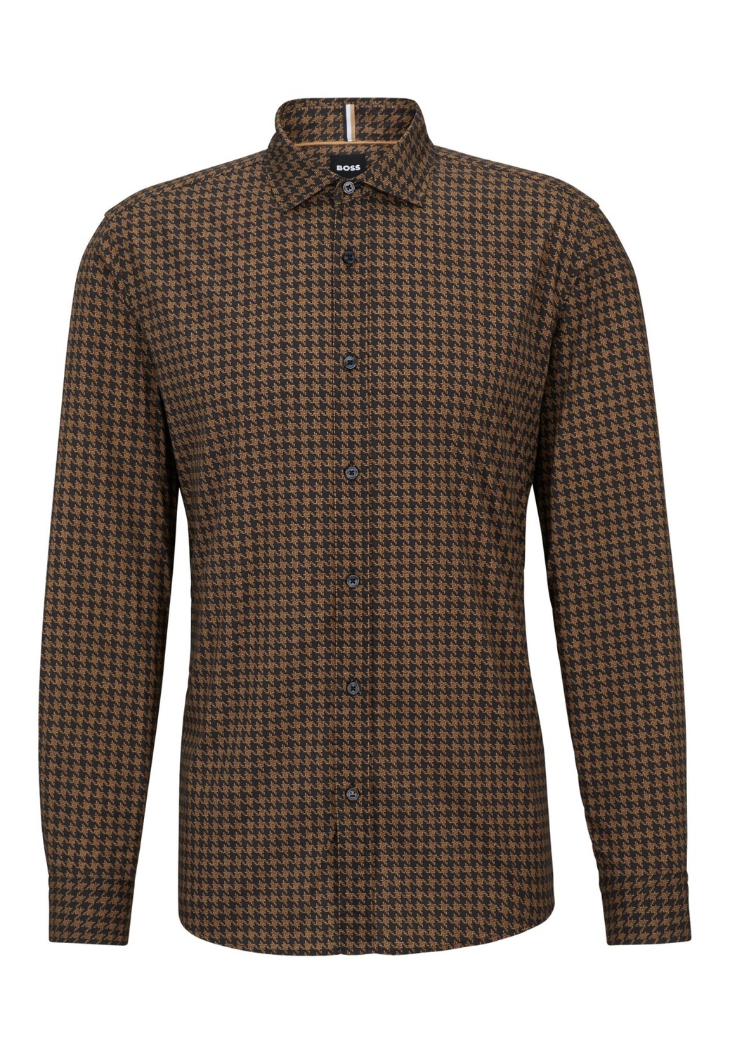 

Рубашка BOSS S-ROAN-SPREAD-C1-233 Slim Fit, темно-зеленый