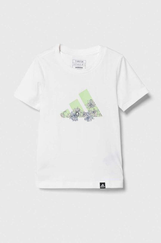 

adidas Детская хлопковая футболка GIRLS TRAIN TEE, белый