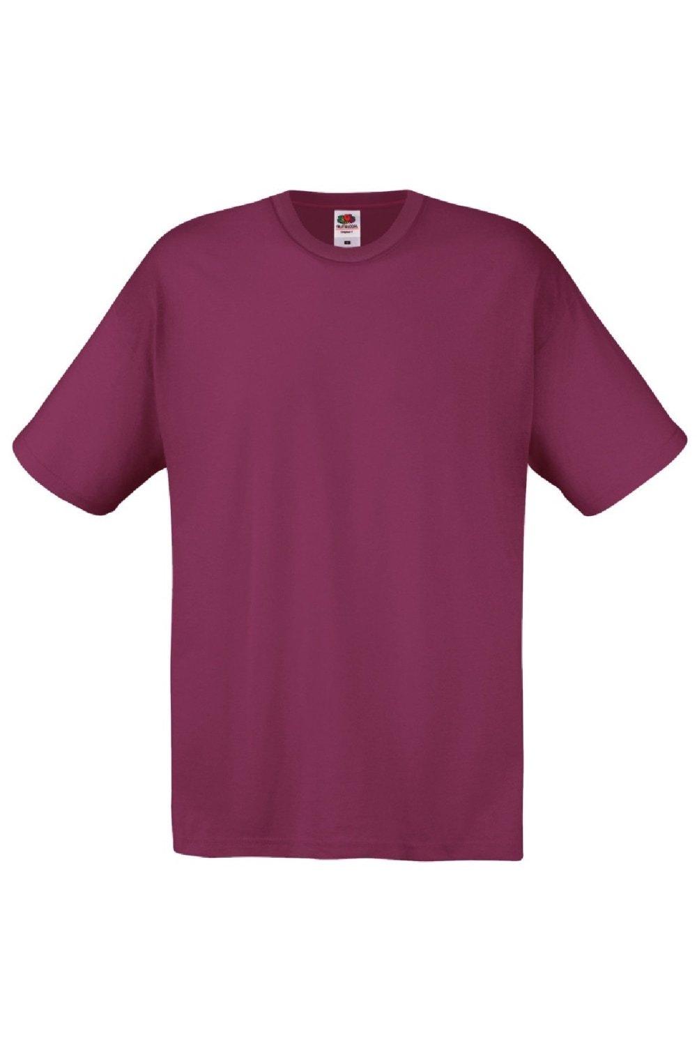 Оригинальная полноразмерная футболка Screen Stars с короткими рукавами , красный Fruit of the Loom