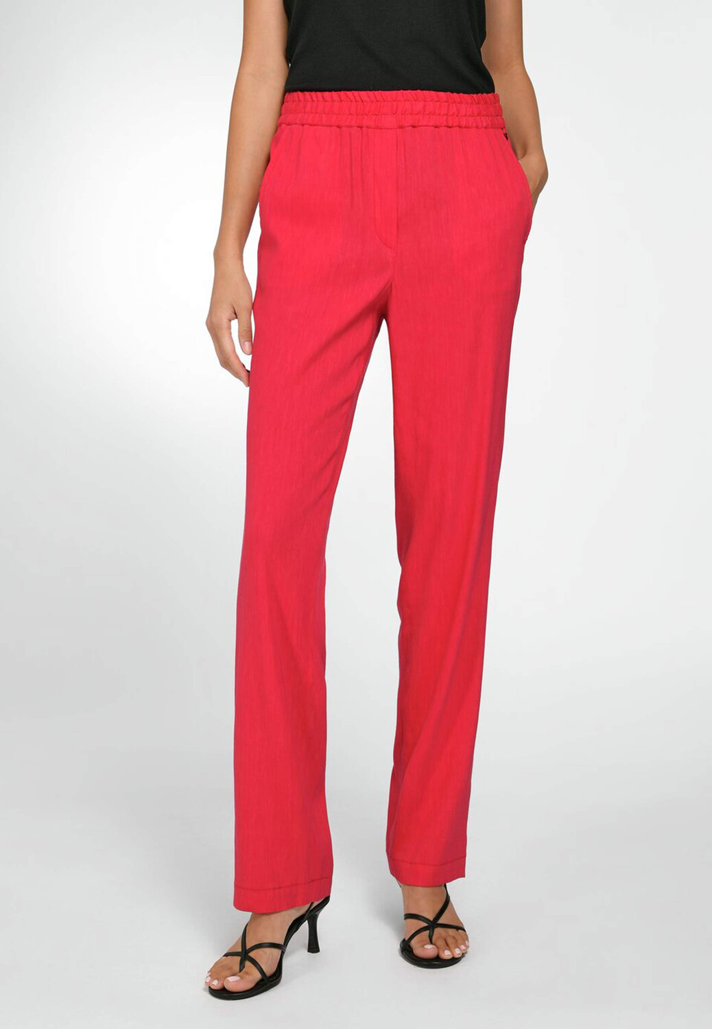 

Брюки Basler 5 Pocket Hose Linen, цвет himbeer