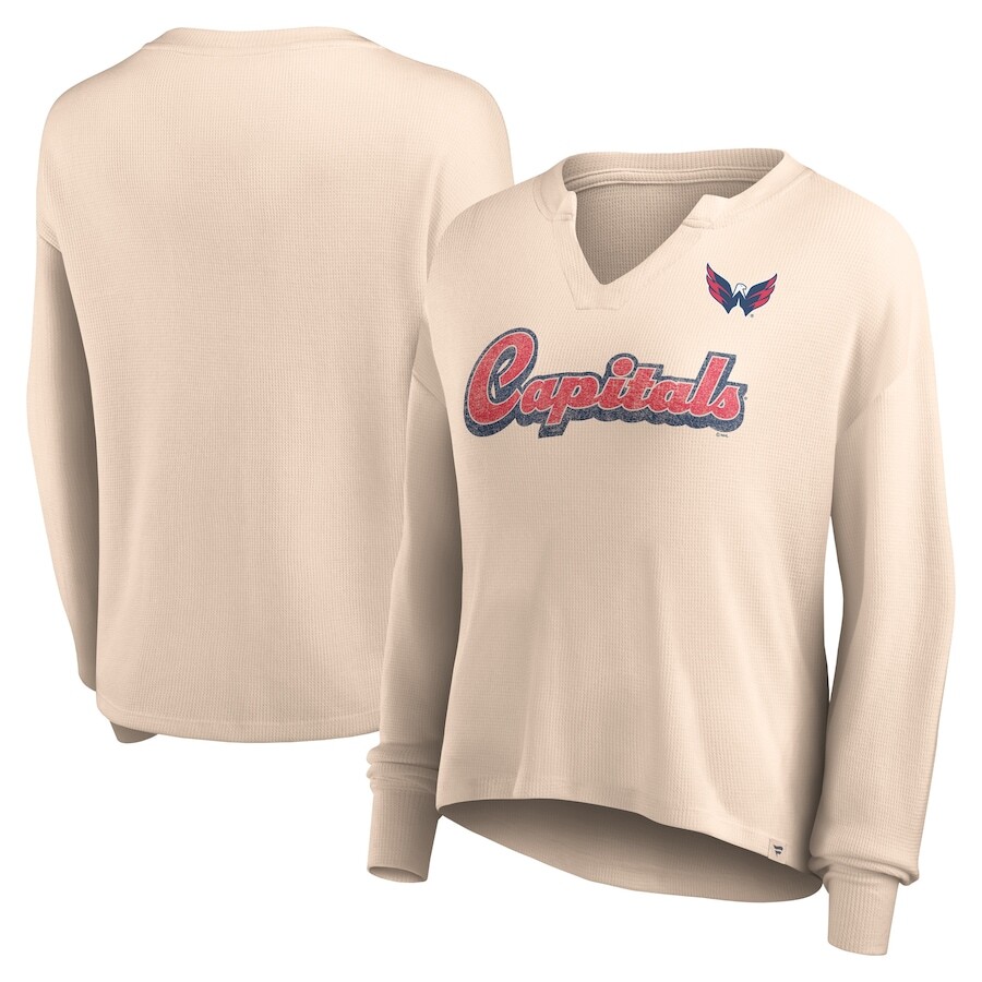 

Футболка с длинным рукавом Fanatics Branded Washington Capitals, серый