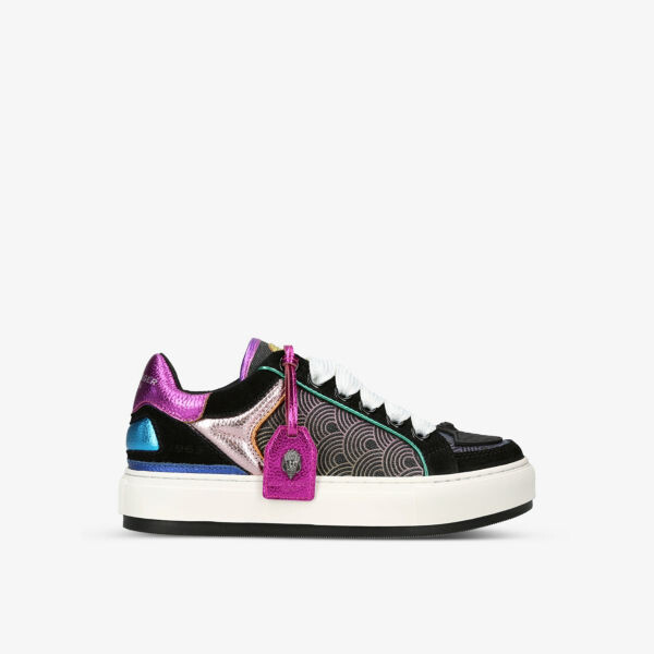 

Кожаные кроссовки southbank tag с низким берцем Kurt Geiger London, черный