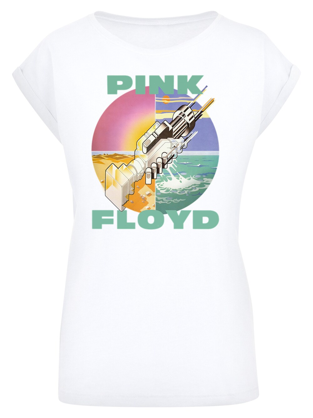 Рубашка F4Nt4Stic Pink Floyd Wish You Were Here, белый толстовка wish you were here pink floyd серый