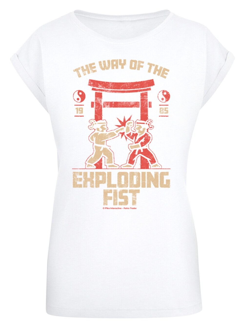 

Рубашка F4Nt4Stic Retro Gaming The Way of the Exploding Fist, белый