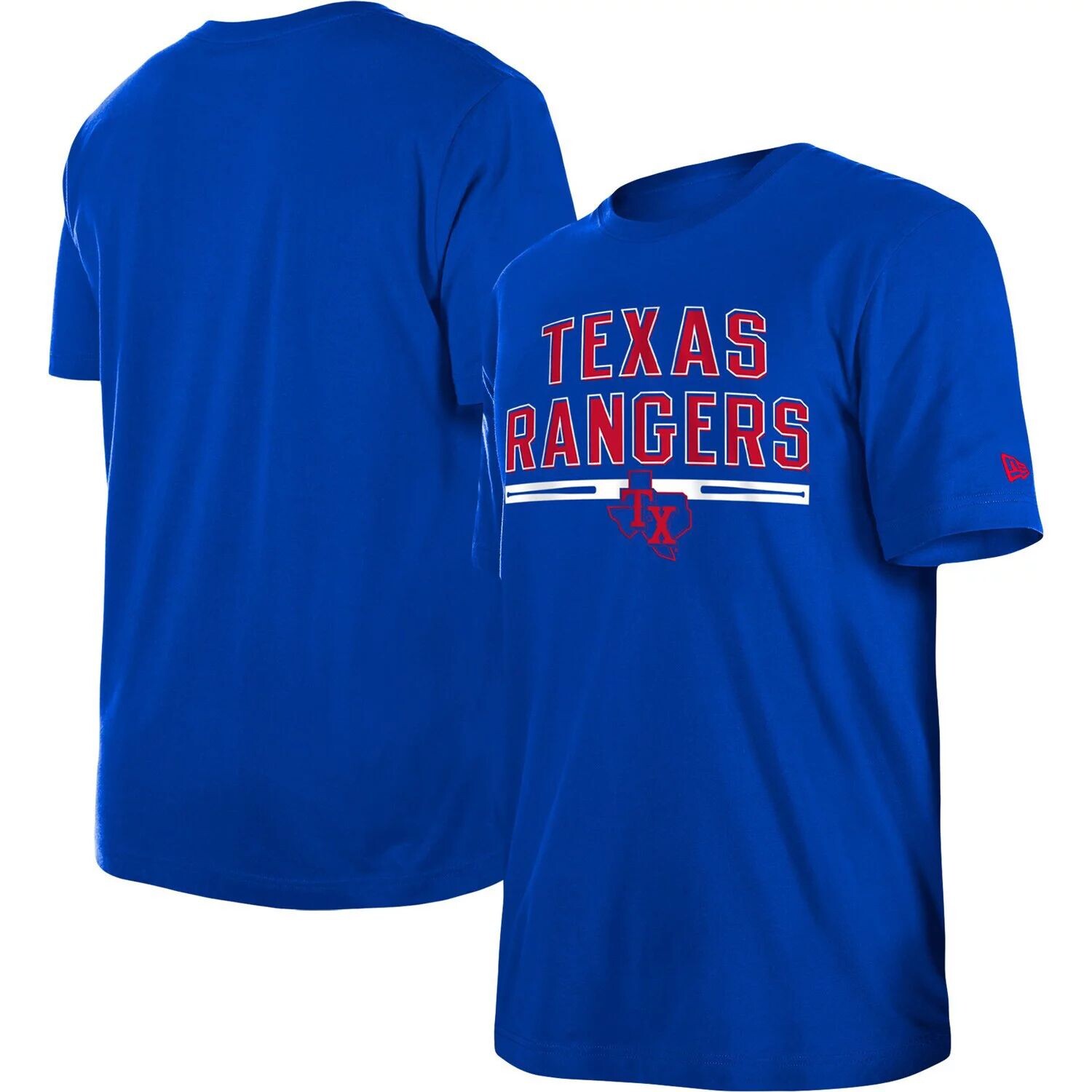 

Мужская футболка New Era Royal Texas Rangers для тренировки ватина