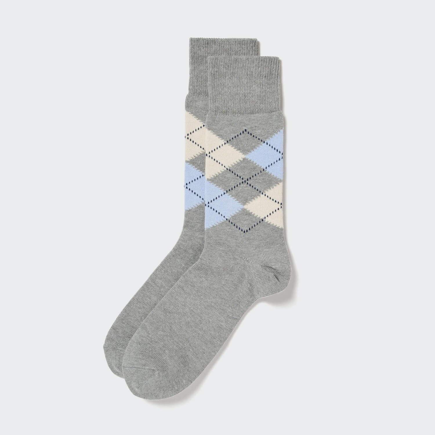 

Носки с принтом Argyle Uniqlo, серый