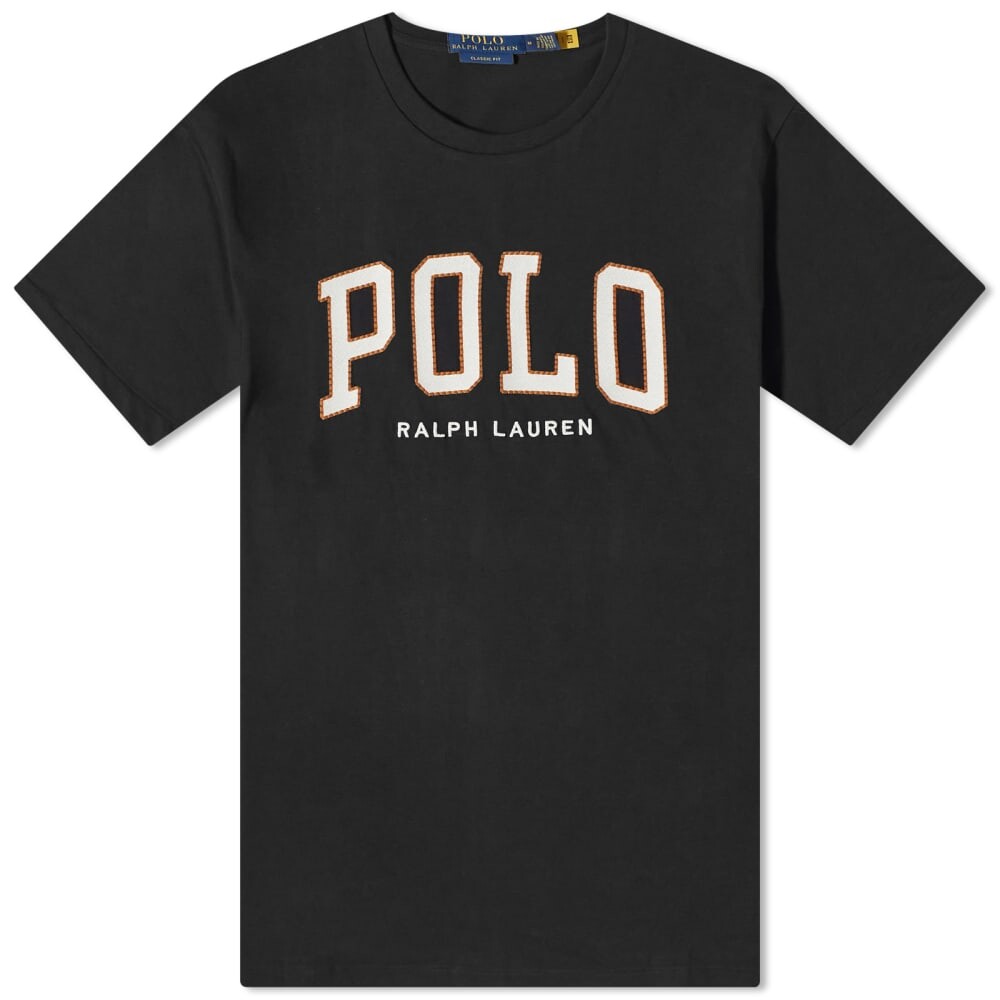 

Футболка с логотипом Polo Ralph Lauren Polo College, черный