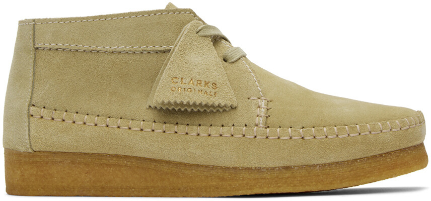 

Бежевые ботинки Weaver Clarks Originals, Бежевый
