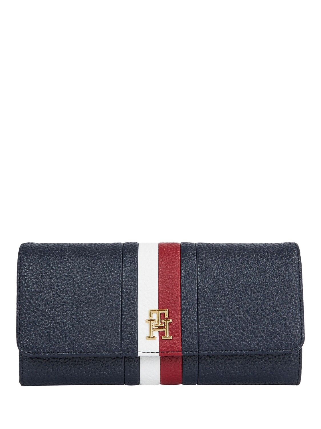 

Кошелек в полоску с эмблемой Tommy Hilfiger, космический синий