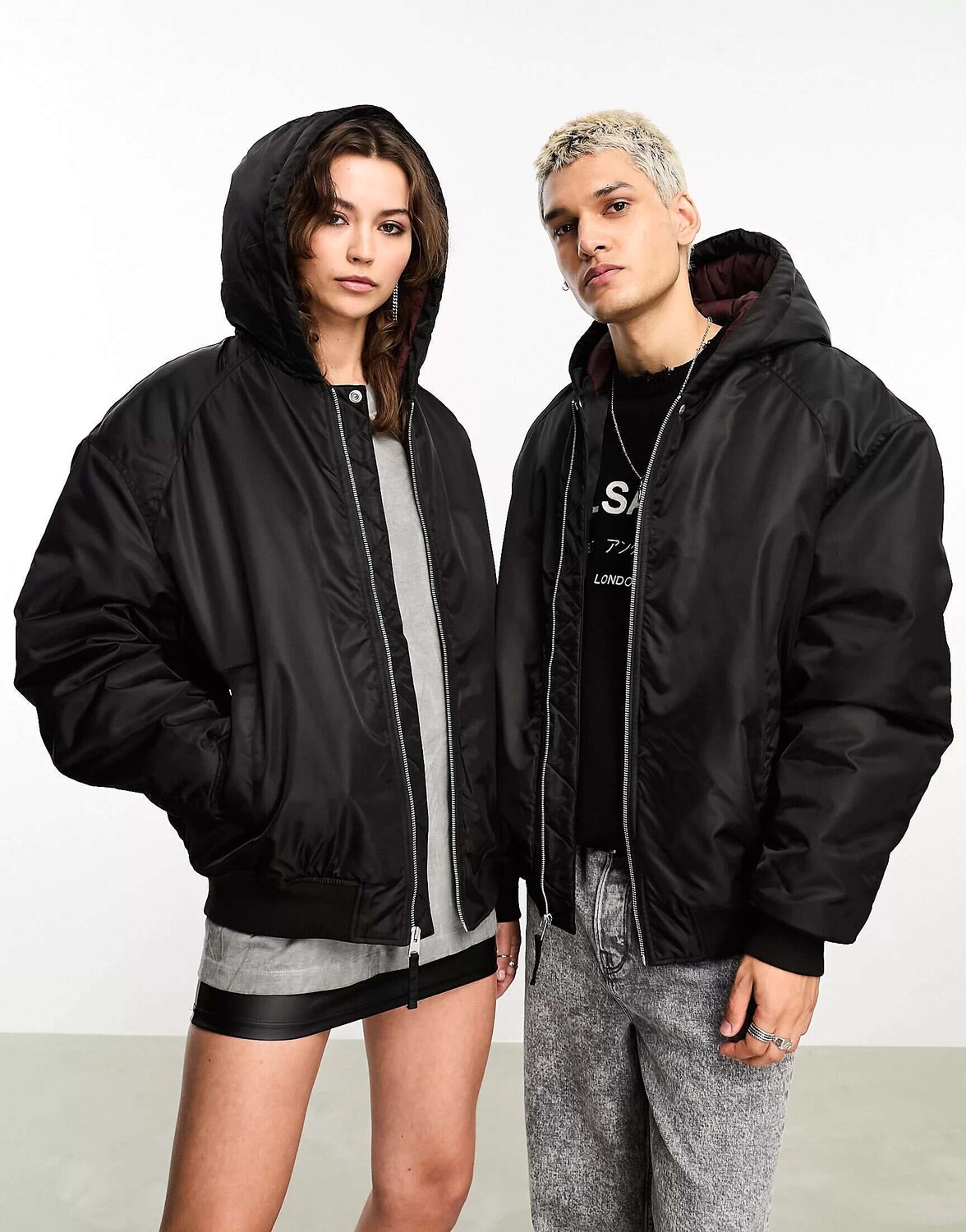

Эксклюзивный черный пуховик унисекс Thornson AllSaints x ASOS