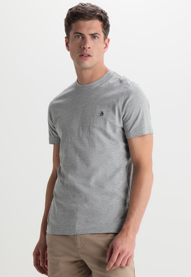 

Базовая футболка EMBROIDRED LOGO TEE Original Penguin, пестрый серый