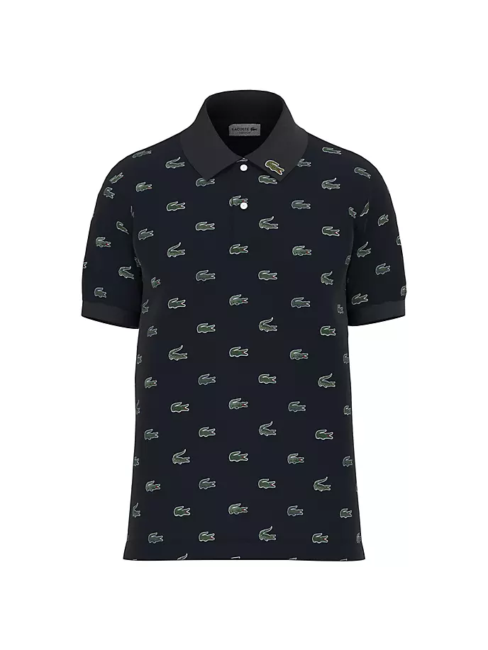 

рубашка-поло с логотипом Lacoste, темно-синий