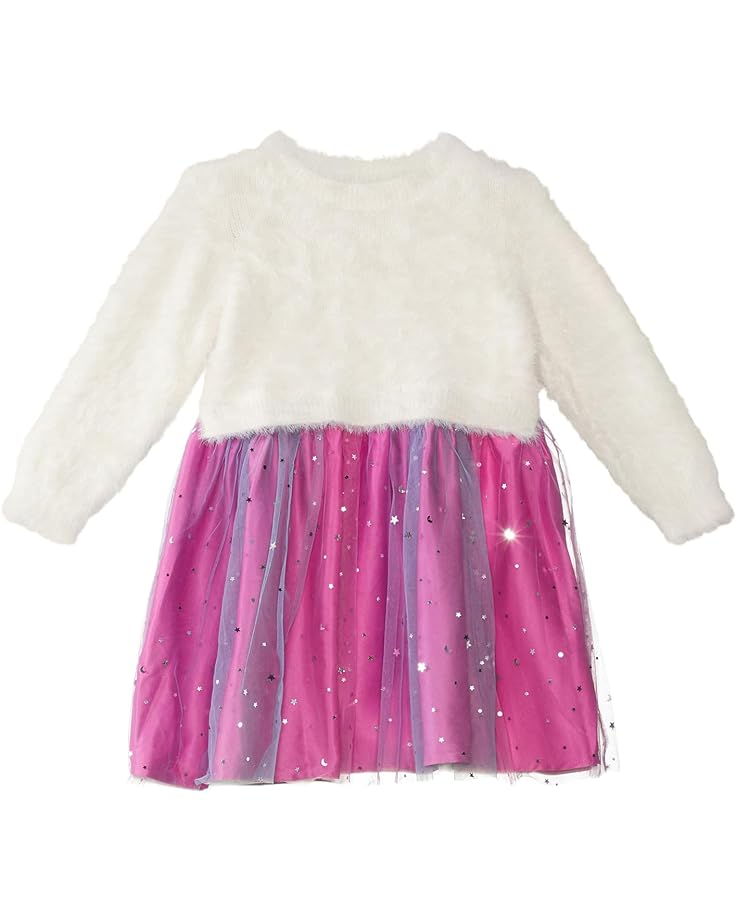 Платье Hatley Falling Stars Sweater Tulle Dress, естественный