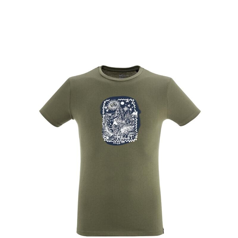

Мужская футболка RELIMITED COLORS MILLET, цвет verde