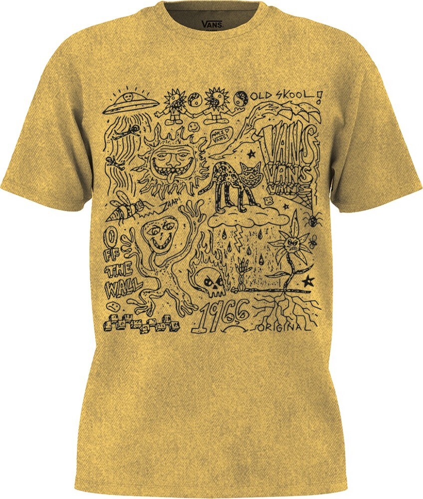 

Футболка Vans Skool Doodle Ss Tee, бежевый