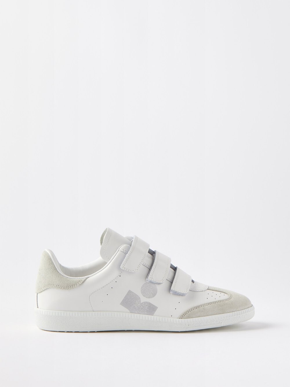 

Кроссовки beth из кожи и замши с липучками Isabel Marant, белый