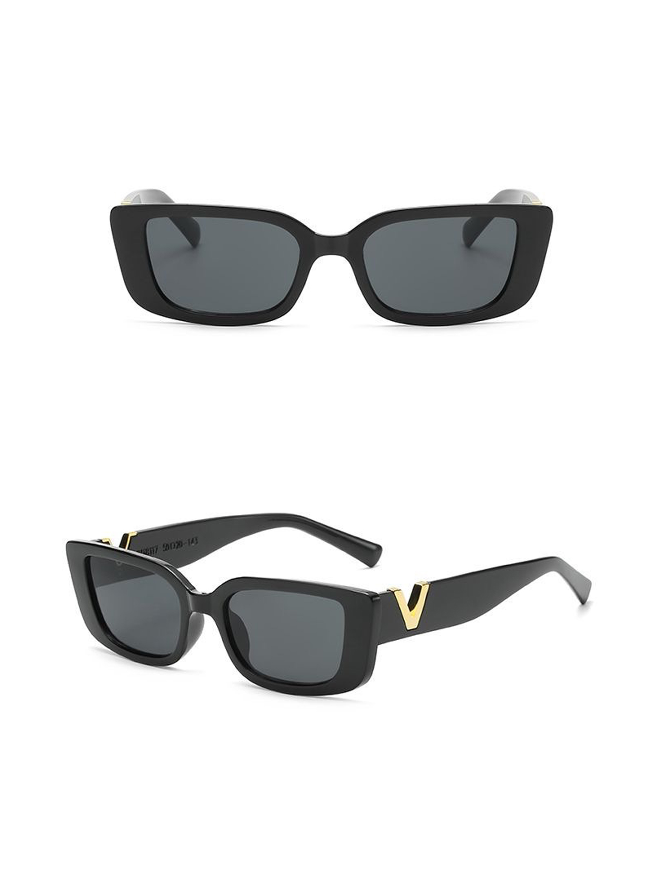 Солнцезащитные очки в квадратной оправе с буквами очки солнцезащитные мужские burberry в квадратной оправе черный