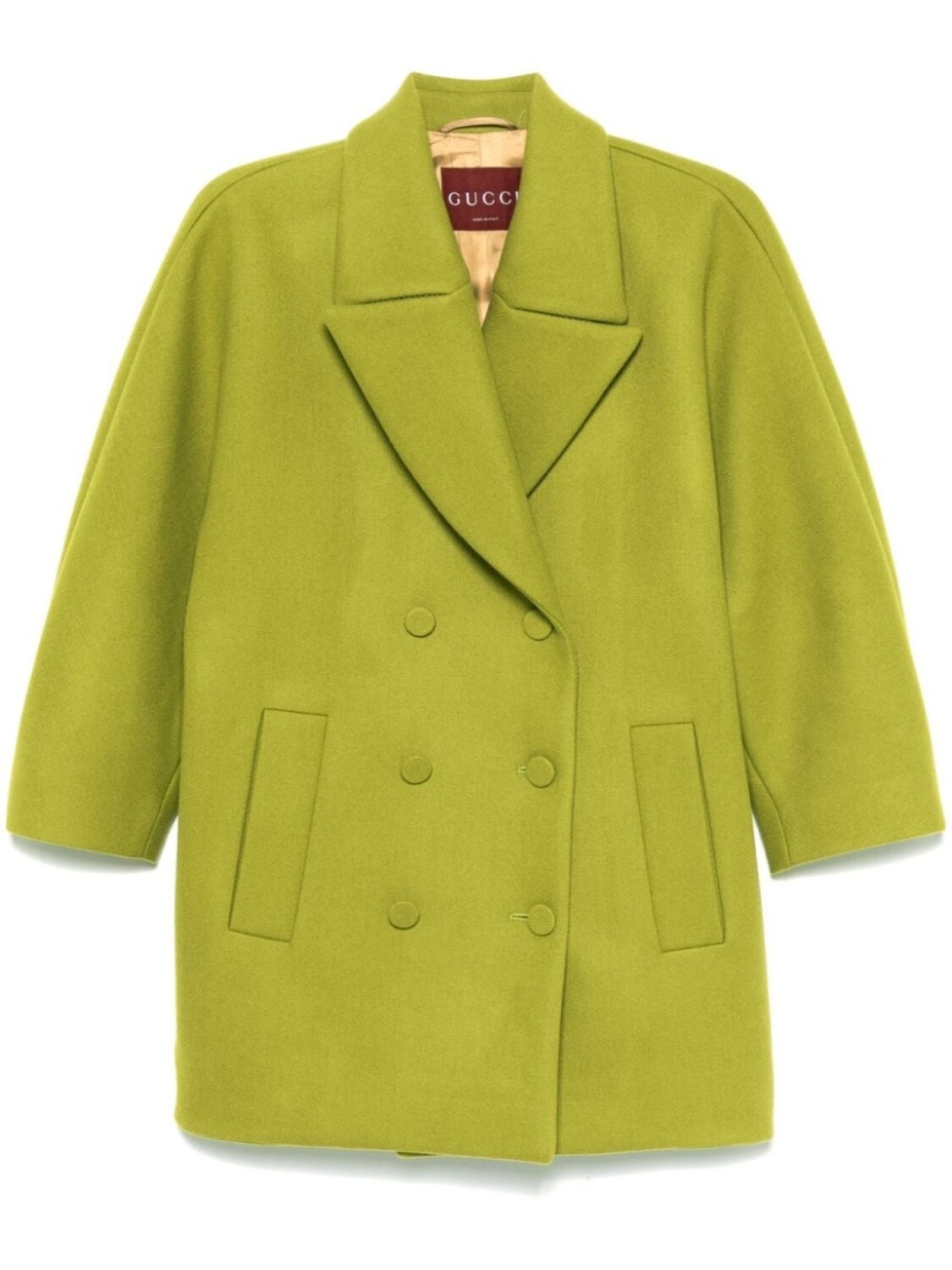 

Шерстяное пальто Gucci, зеленый