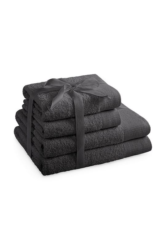 Набор полотенец из 4 упаковок Inne, черный