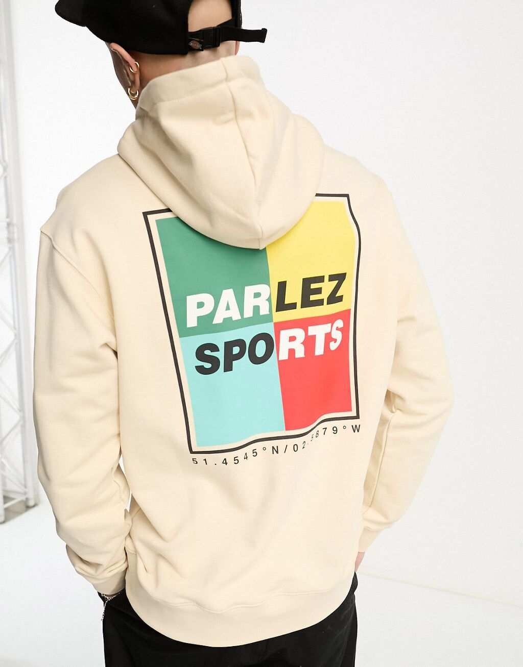

Бежевая худи Parlez riviera эксклюзивно для ASOS, Бежевый