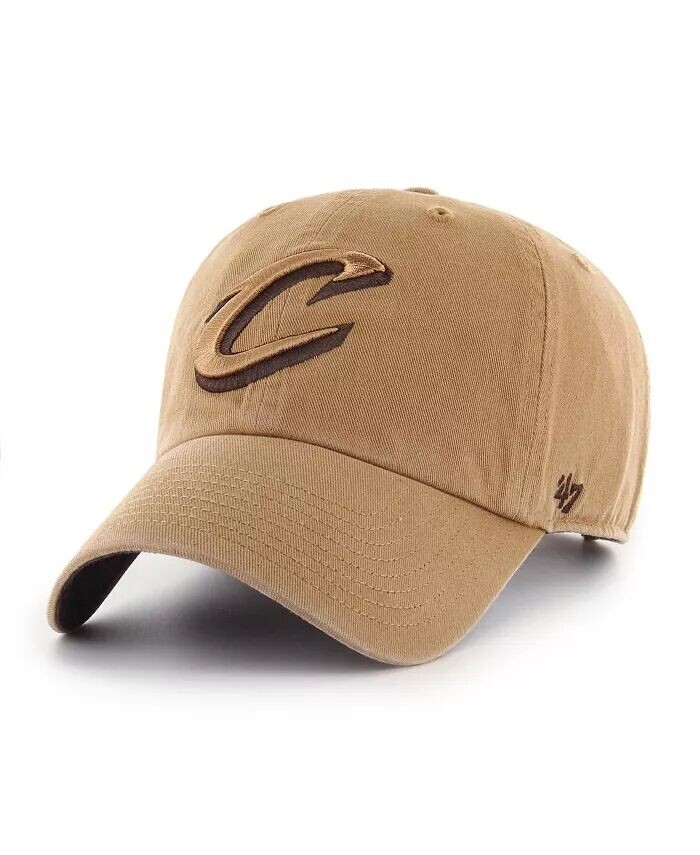 

Мужская светло-коричневая регулируемая кепка Cleveland Cavaliers Ballpark Clean Up '47 Brand, бежевый
