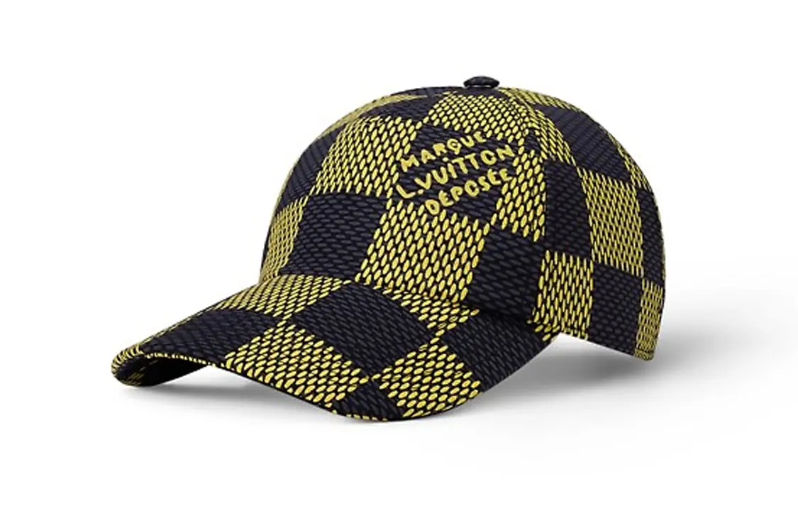 

Кепка Louis Vuitton Damier Pop, черный / желтый