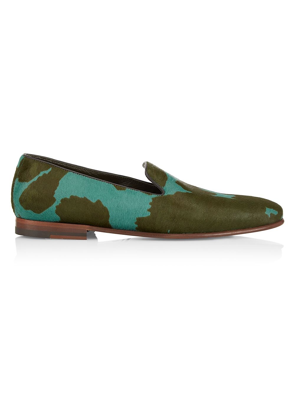 

Замшевые лоферы Mario Cow Manolo Blahnik, зеленый
