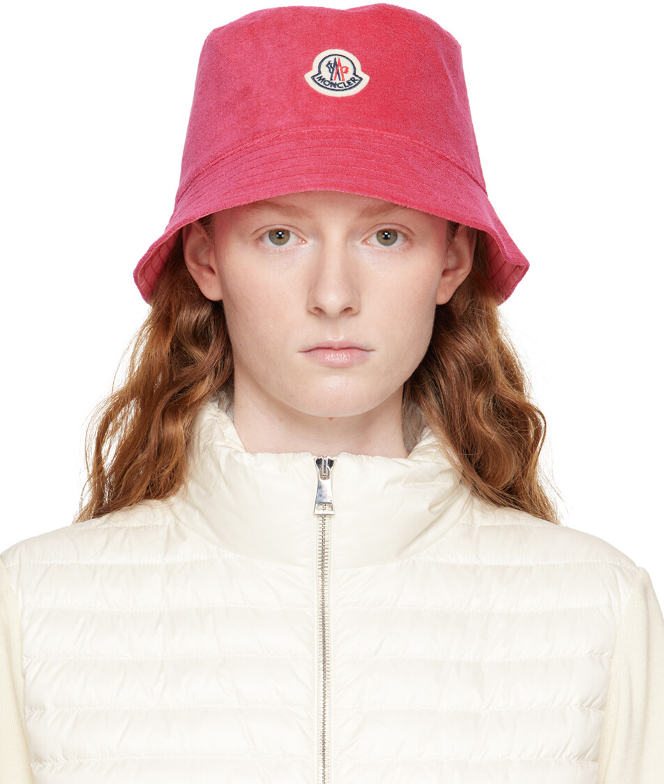 

Двусторонняя розовая панама Moncler
