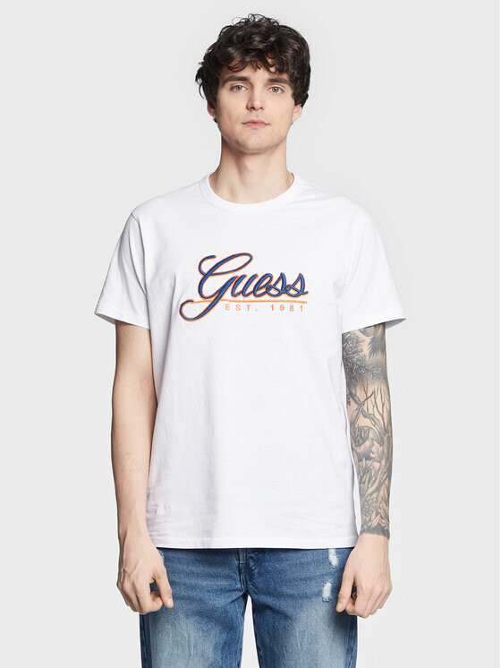 

Футболка стандартного кроя Guess, белый