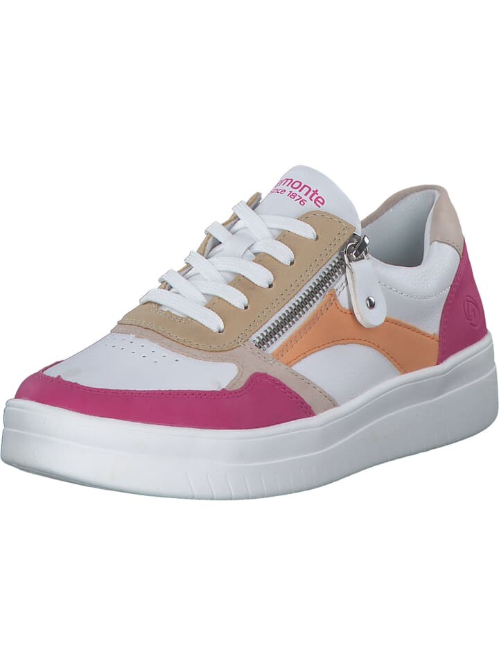 

Элегантные туфли на шнуровке remonte, цвет magenta/weiss/rose/tan/salmon/