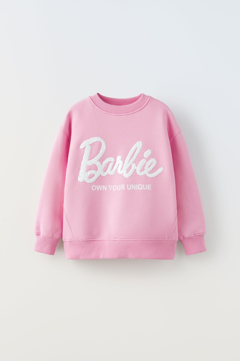 

Свитшот barbie mattel с пайетками Zara, розовый