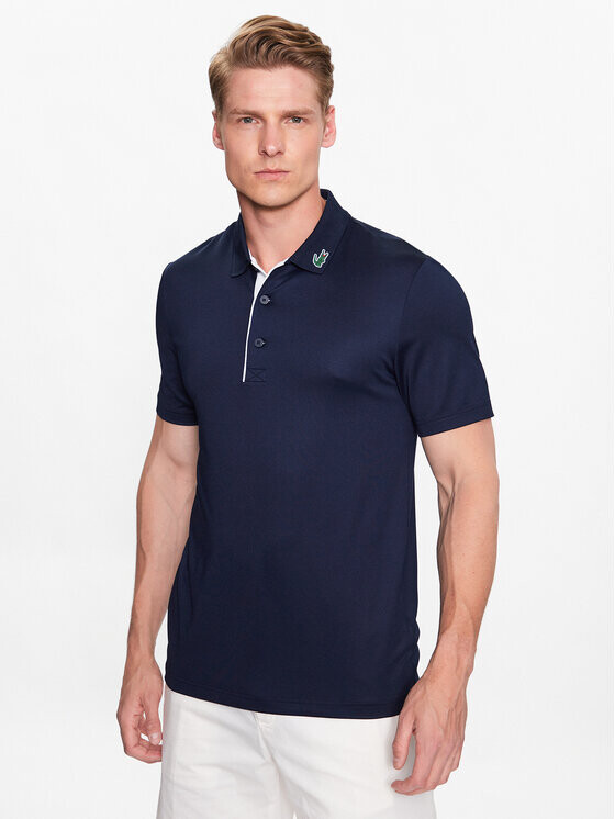 

Рубашка поло стандартного кроя Lacoste, синий