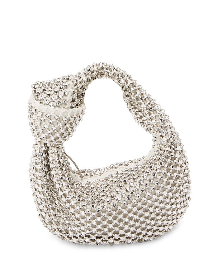 

Мини-сумка Jodie Intrecciato из кожи и кристаллов Bottega Veneta