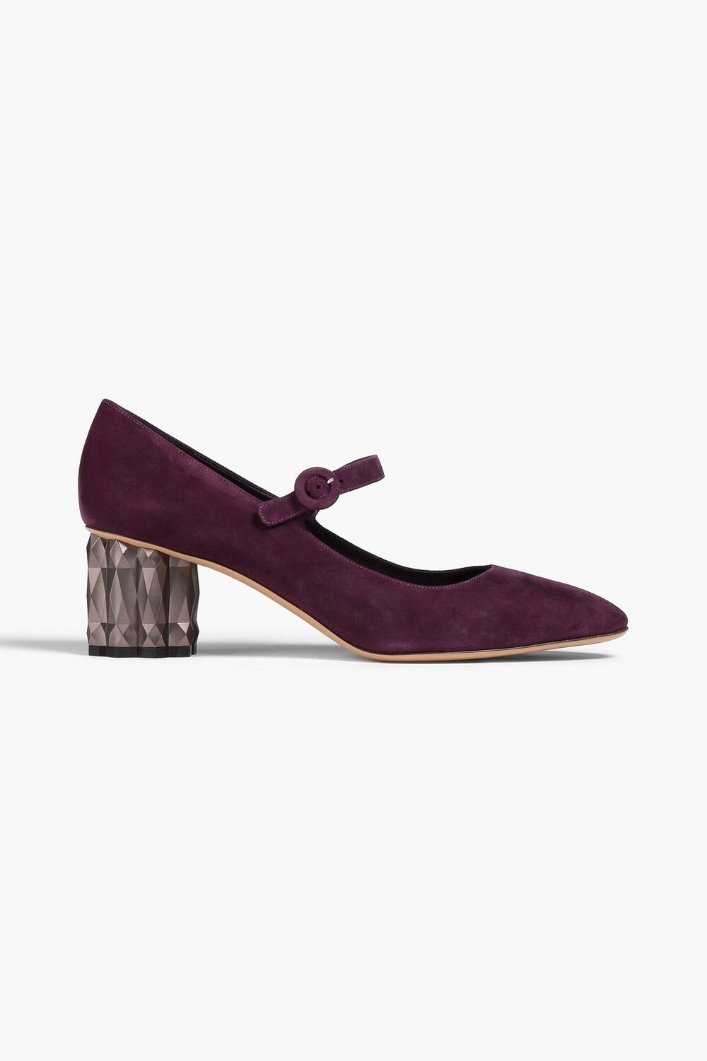 

Замшевые туфли Ortensia Mary Jane FERRAGAMO, фиолетовый