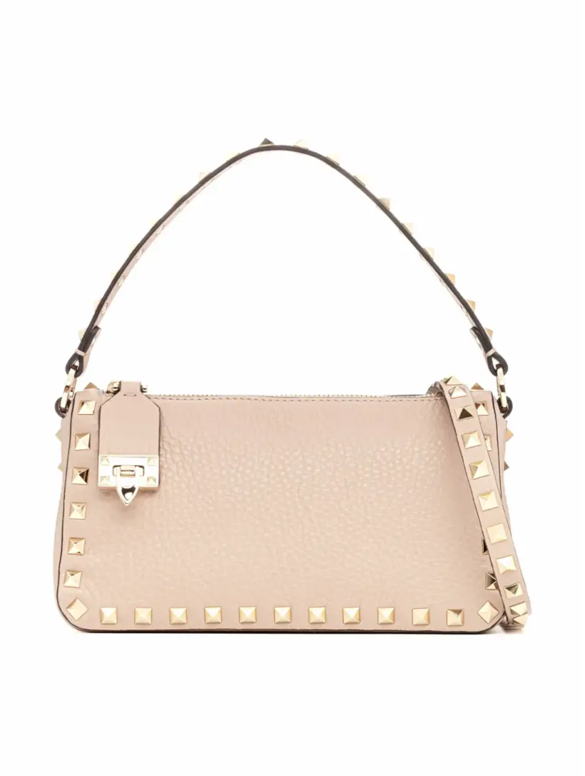 

Мини-сумка Rockstud Valentino Garavani, бежевый