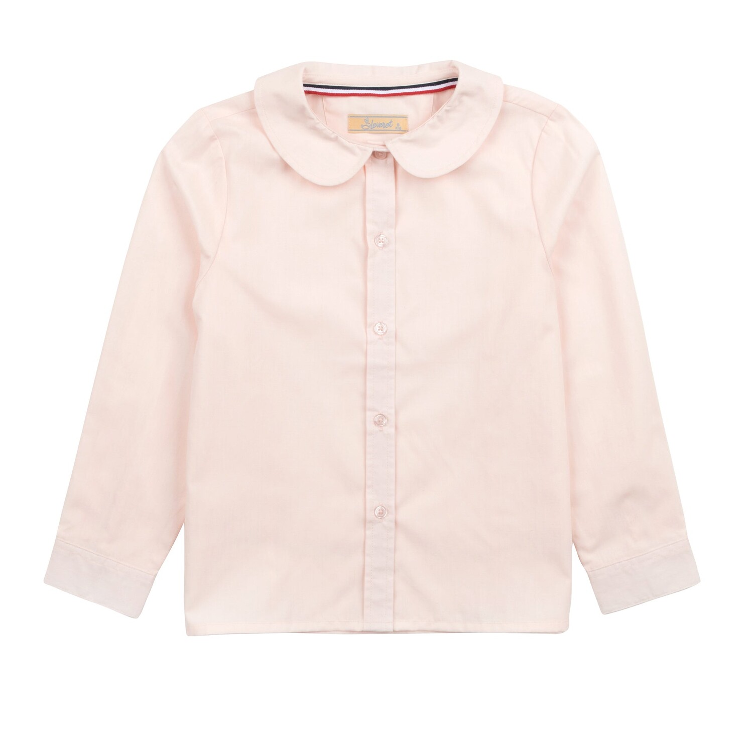 

Классическая рубашка с длинными рукавами для девочек Leveret, цвет Light Pink