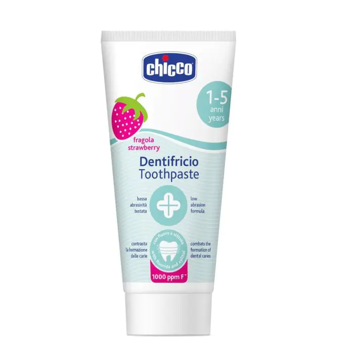 

Зубная паста dentífrico con fluor sabor fresa 12m+ Chicco, объем 50 мл