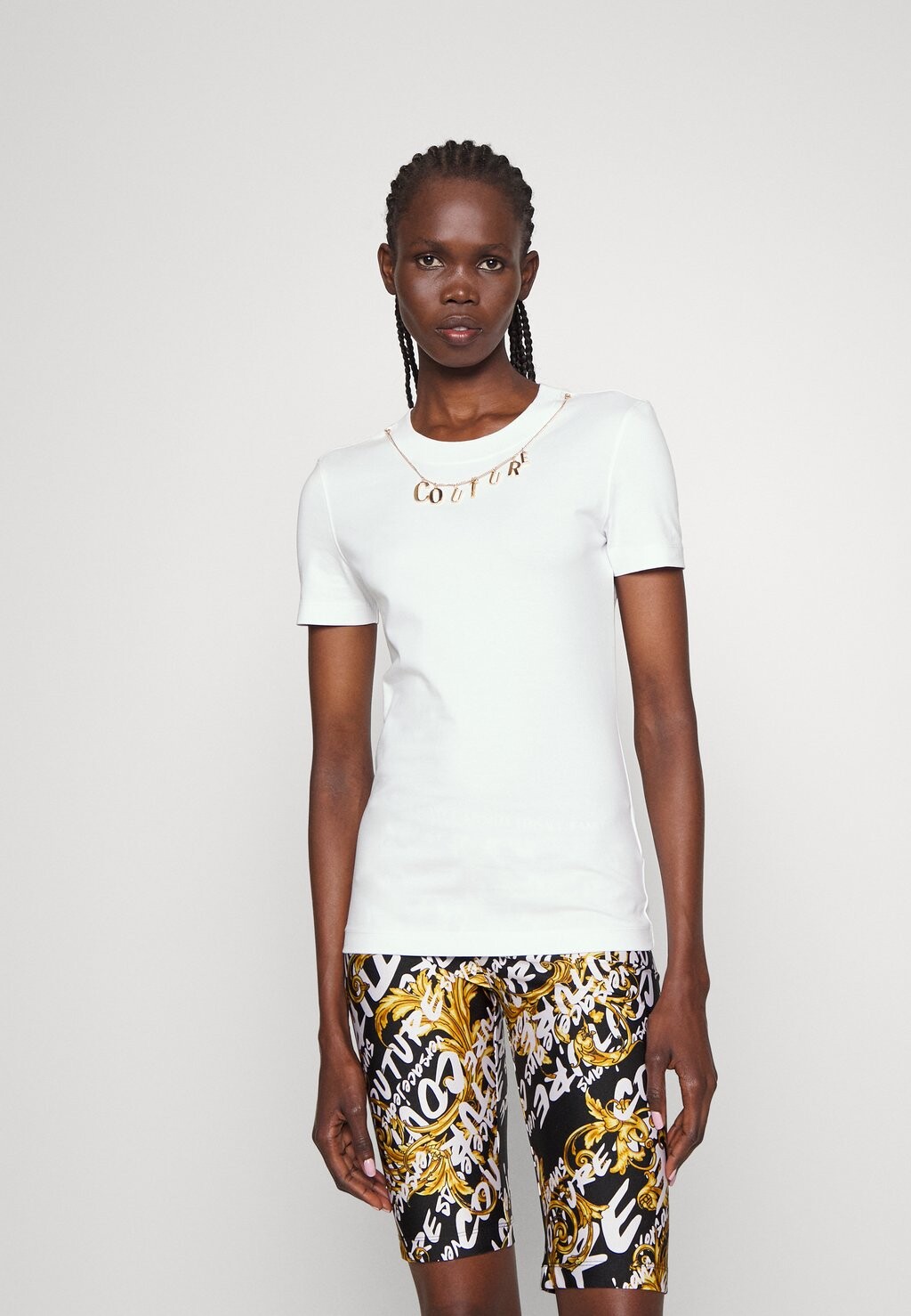 

Футболка с принтом Versace Jeans Couture, белый