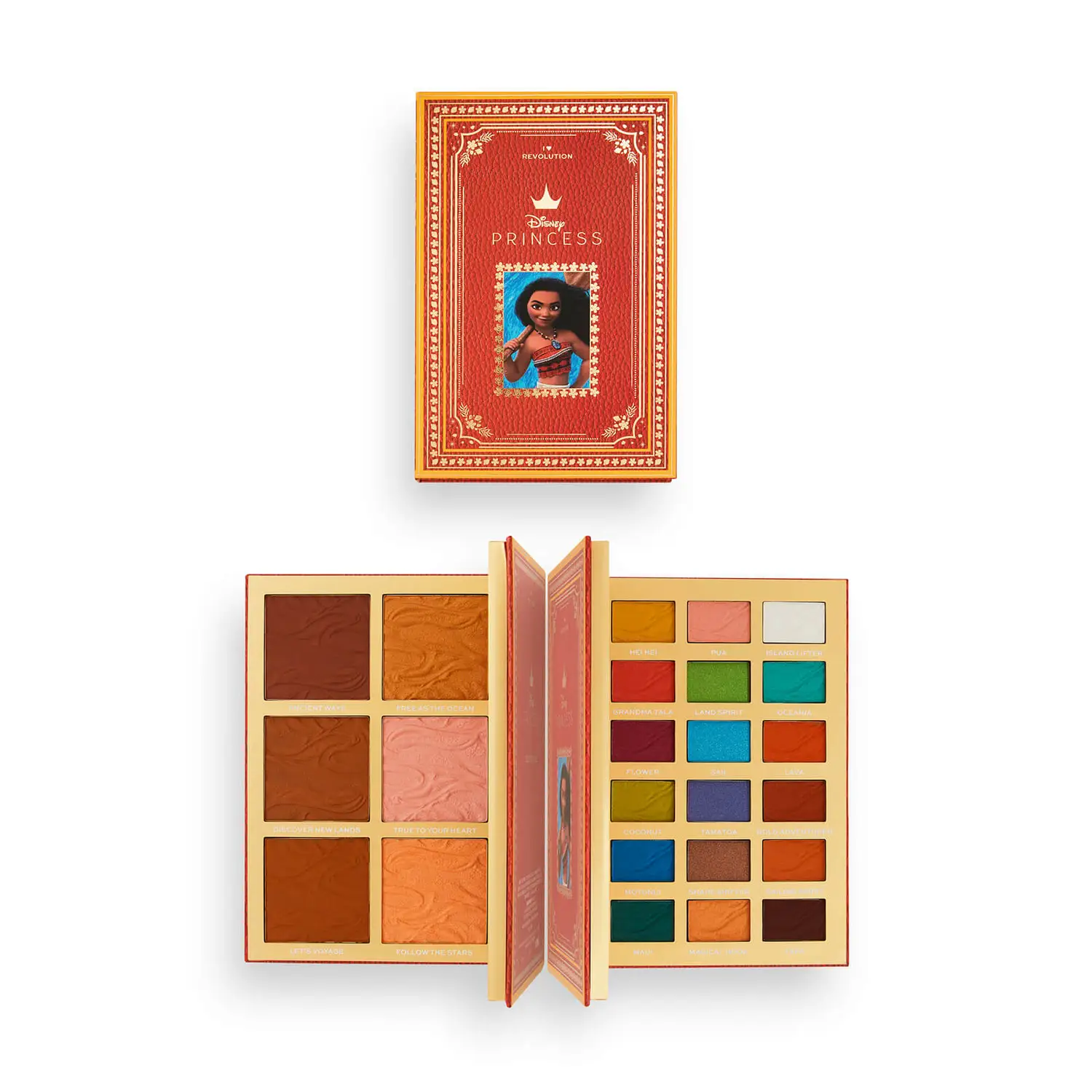 

Палетка I Heart Revolution x Disney Fairytale Palette Moana