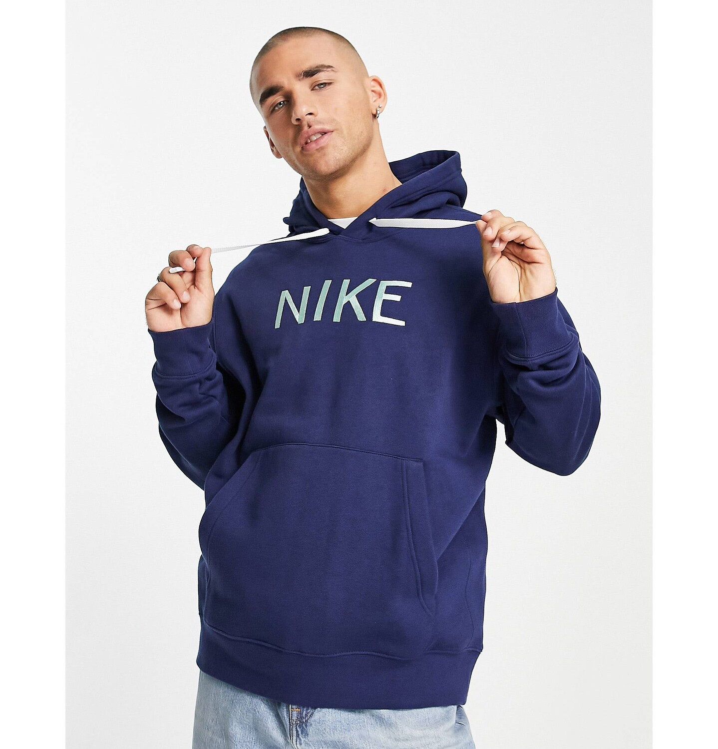 

Худи темно-синего цвета Nike, Синий