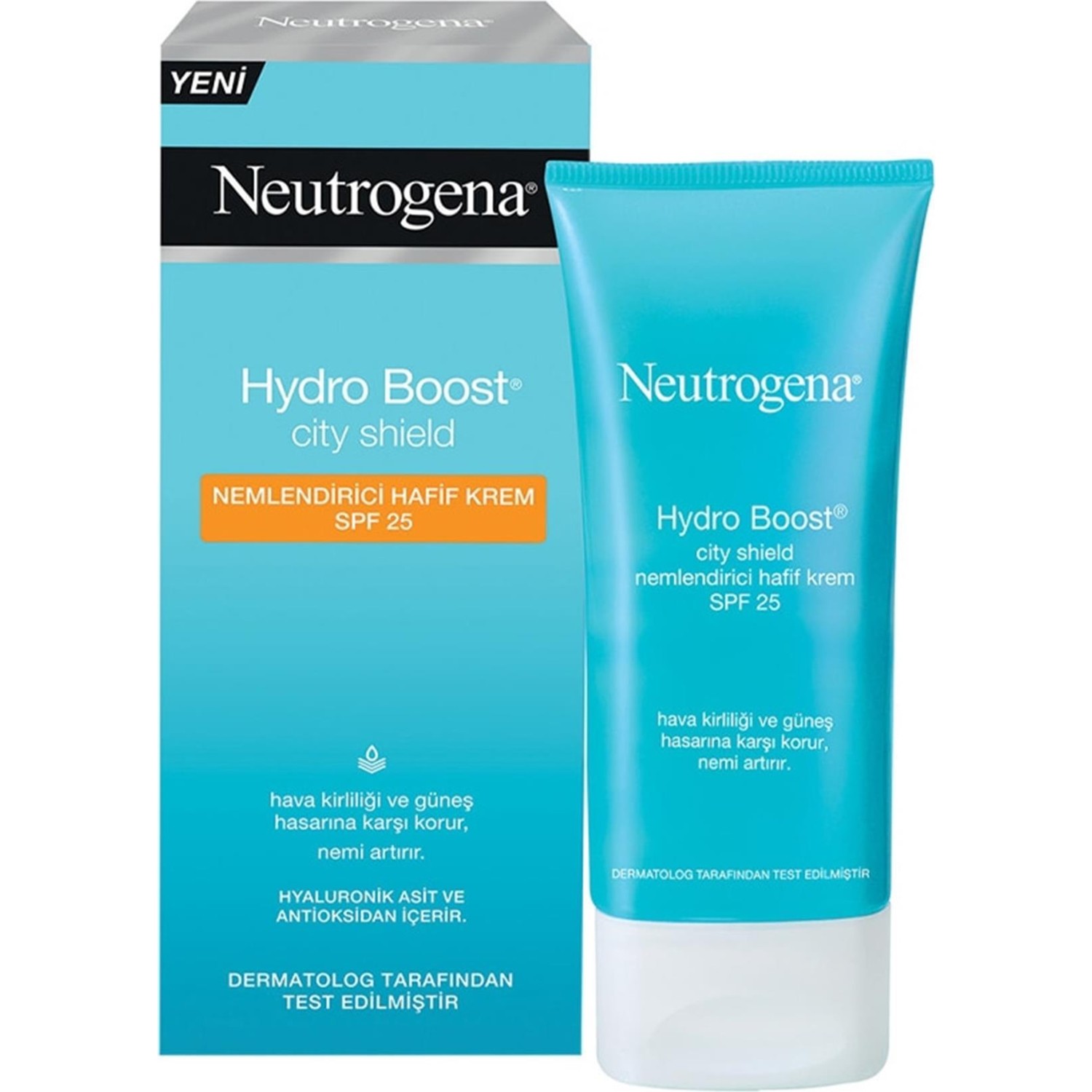 Увлажняющий крем Neutrogena Hydro Boost SPF25, 50 мл крем neutrogena hydro boost spf25 увлажняющий 2 упаковки по 50 мл