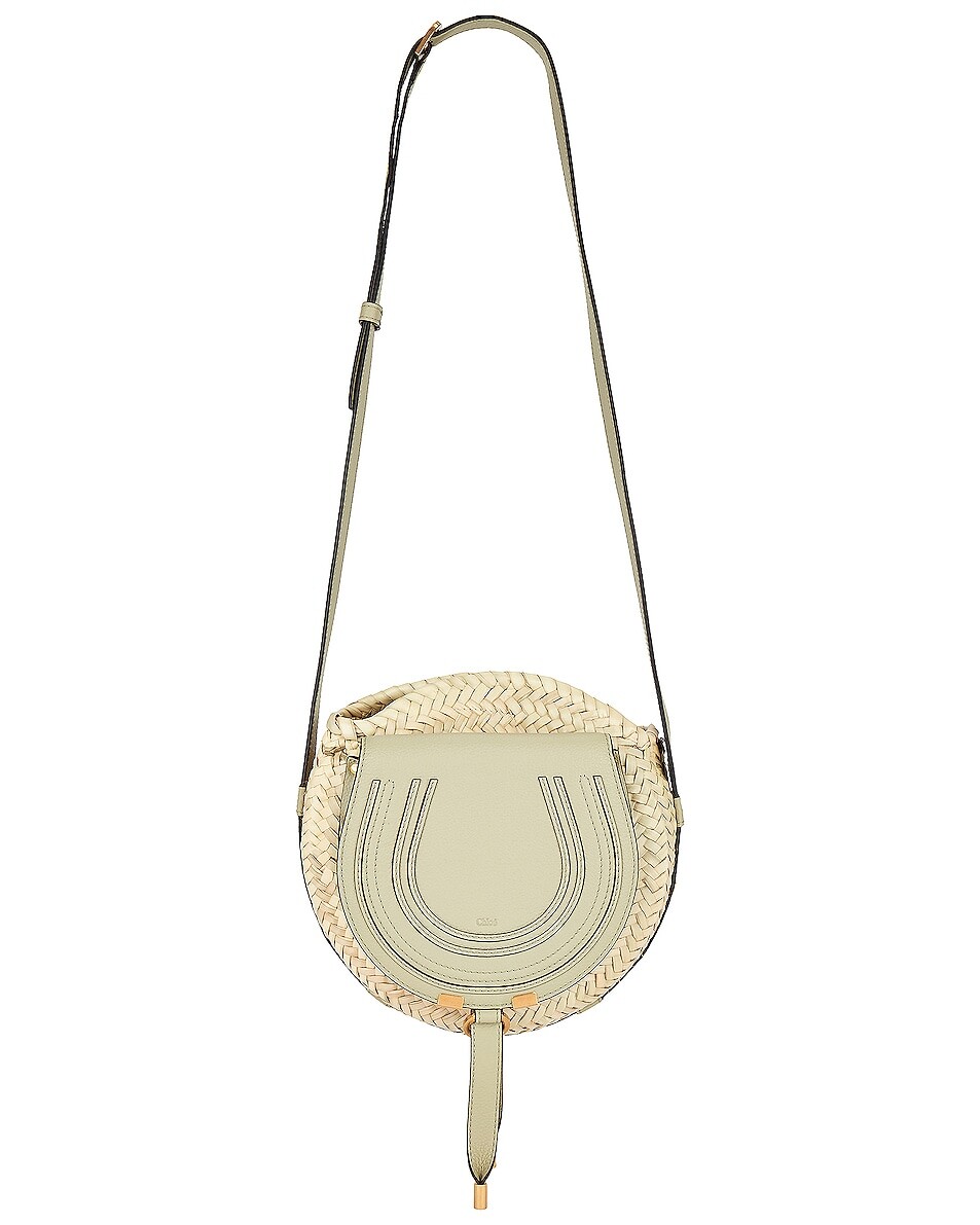 

Сумка кросс-боди Chloe Marcie Saddle, цвет Faded Green