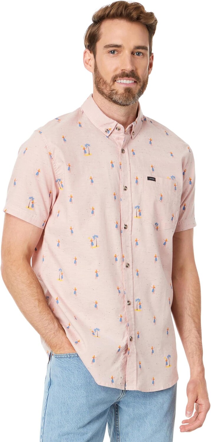 

Рубашка Hula Breach Short Sleeve Woven Rip Curl, цвет Light Peach