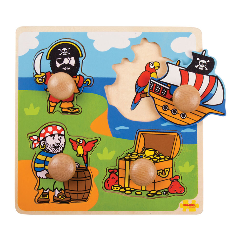 

Bigjigs Toys, деревянный пазл Пираты