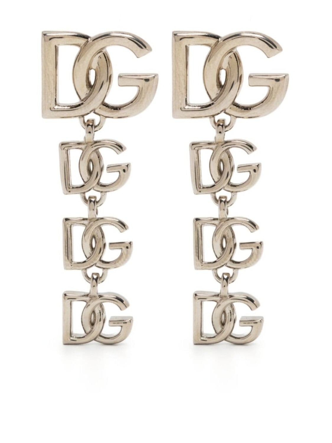 

Серьги с логотипом Dolce & Gabbana, серебряный
