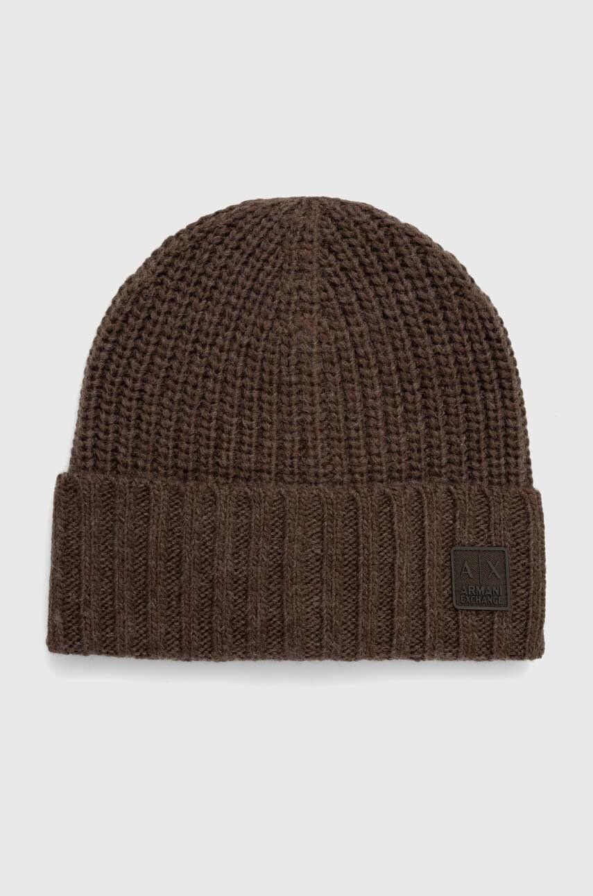 

Кепка из смесовой шерсти Armani Exchange, зеленый