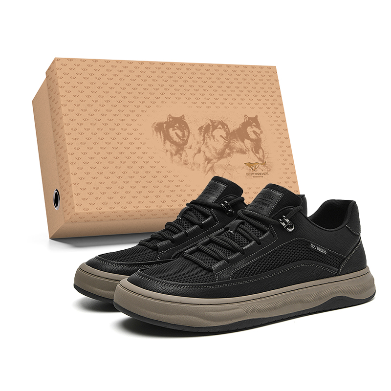 

Кроссовки SEPTWOLVES Skateboarding Shoes Men Low-top, светло-желтый