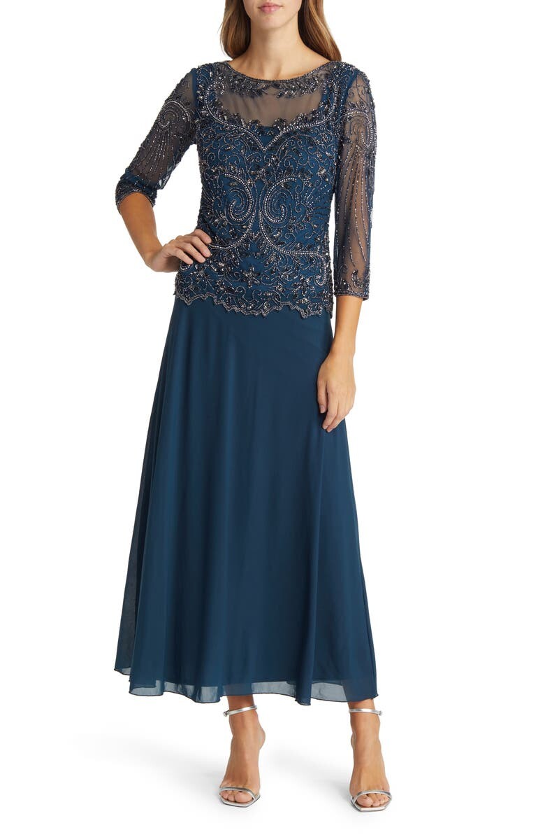 

Платье-двойка Pisarro Nights из сетки с бисером PISARRO NIGHTS, черный