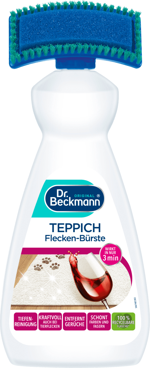 Щетка для пятновыводителя для ковров 650мл Dr. Beckmann средство для чистки ковров dr beckmann пятновыводитель для ковров со щеткой