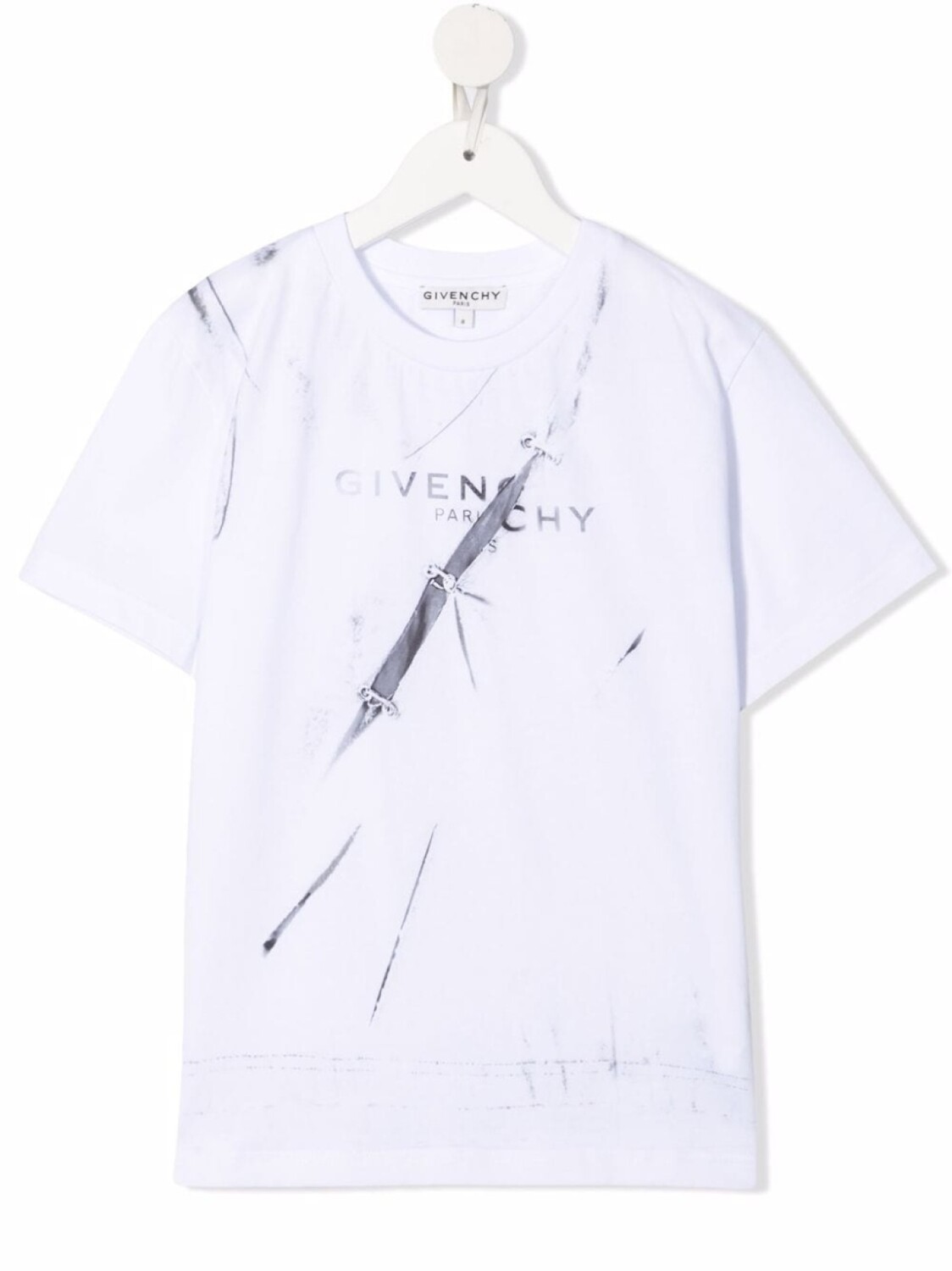 

Givenchy Kids футболка с логотипом, белый